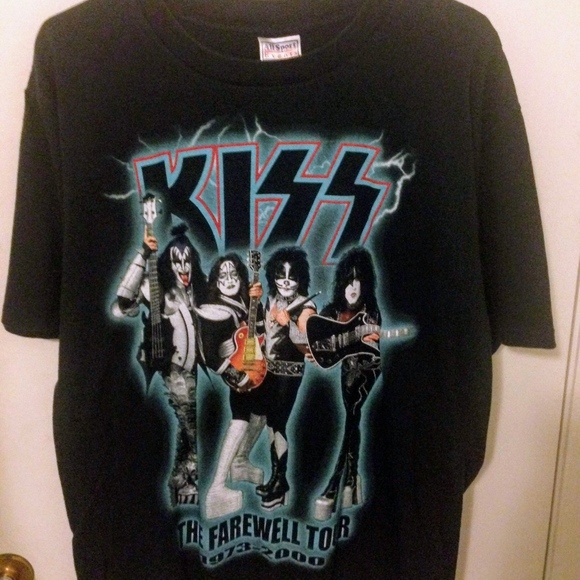 kiss farewell tour t shirts